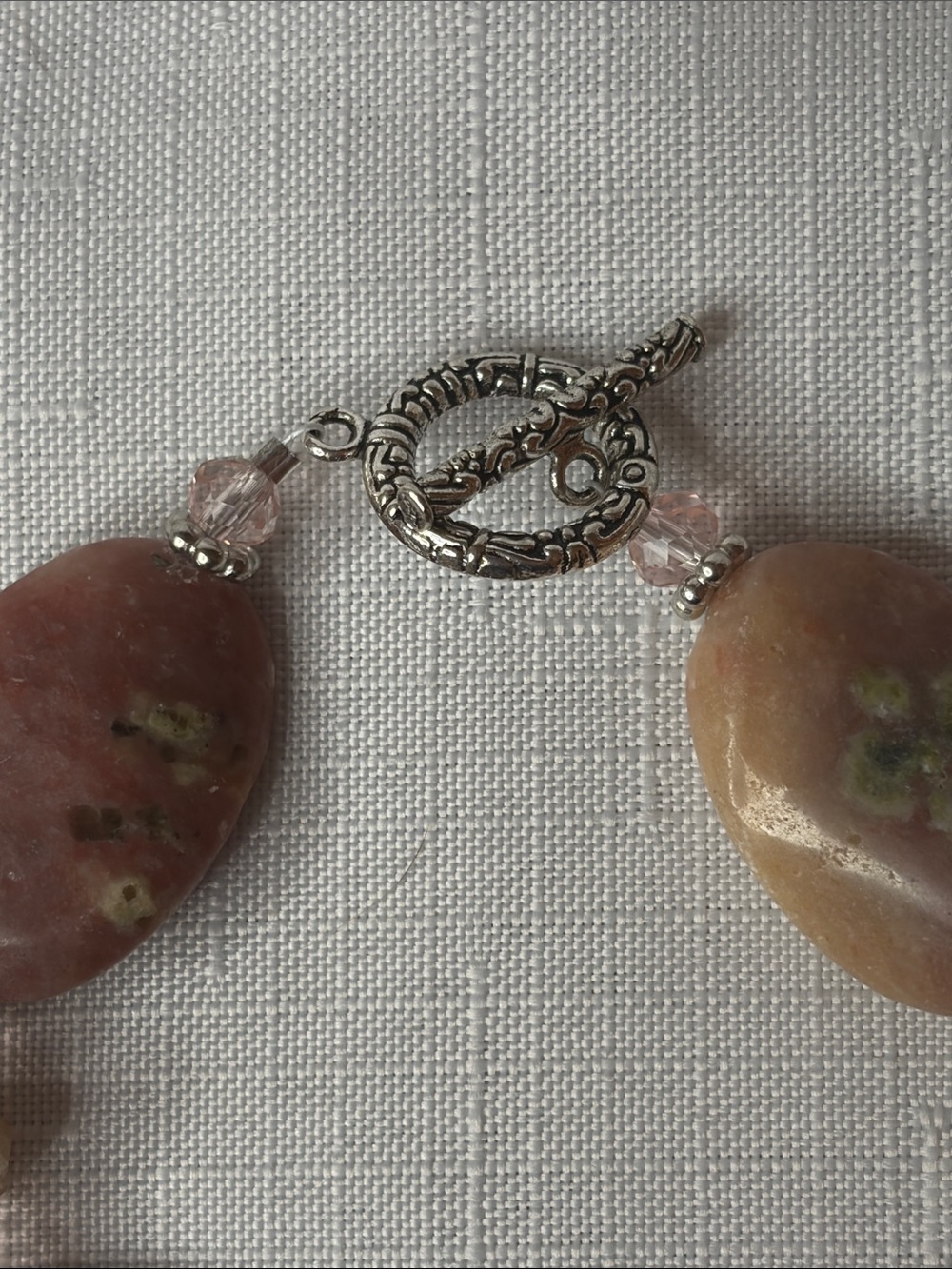 Handcrafted Pink Opal Bracelet - Picture 2 of 5